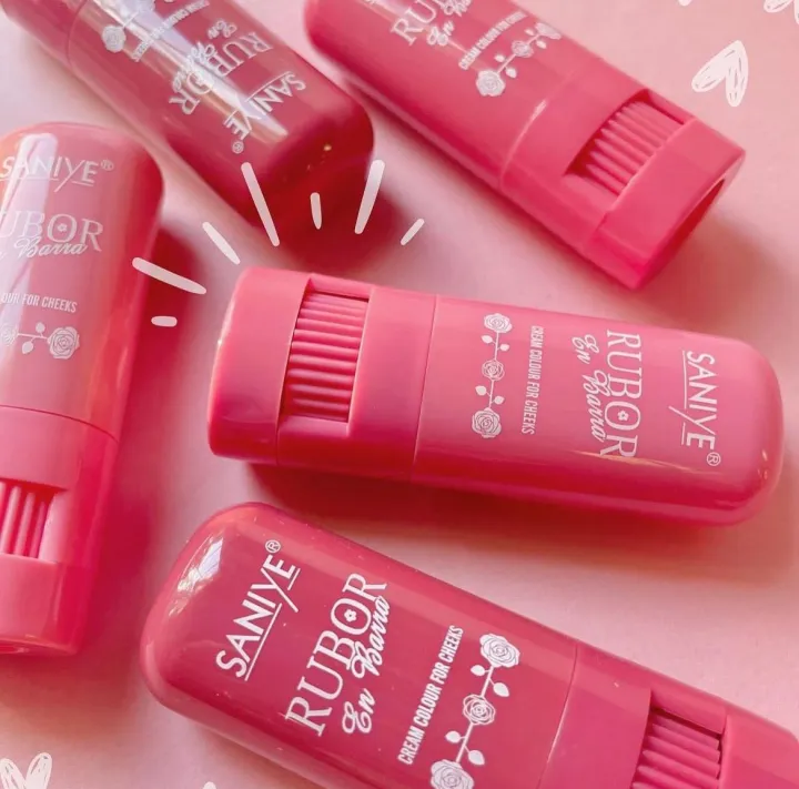 SANIYE RUBOR CREAM COLOUR FOR CHEEKS /BLUSH STICKS/DEWYBLUSH/CREAMBLUSH STICK