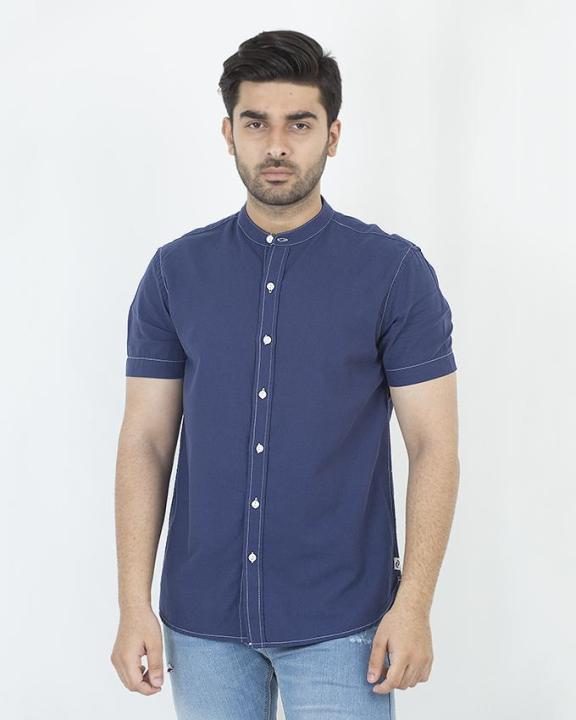 Denizen%20Mandarin%20Collar%20Short%20Sleeve%20Shirt%20High%20Shirts%20Men%2077878-0004%20-%20Image%203