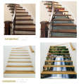 12Pcs Self-Stick Stair Riser Staircase Sticker Scenic Mural Decal Waterproof Wall Stickers Home Decor Self-Stick Art Wallpaper JF5605 *Single sheet layout size:97 * 17cm(Approx.). 