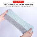 Universal Soft Heated Toilet Seat Mat Set For Home Closestool Mat Seat Case Warmer Toilet Lid Cover Bathroom Products. 