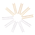 2pcs Metal Ladder Stairs Model Micro World Bonsai Fairy Garden Dollhouse Landscape Miniatures. 