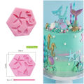Mermaid shaped Silicone mold Versatile Ocean themed Professional Fondant mold Ocean theme Cake making Cake mold for Home baking Professional bakery DIY cake decorating Party desserts Ocean themed. 