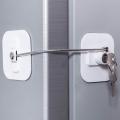 Child window lock-1 x Fridge Lock 2 x Key-white. 
