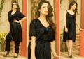 Sexy Nighty Set 3 Piece For Women / Romantic Night Dress / Hot Bridal Night Suit (GOWN + Inner Dress + Trouser) -Black. 
