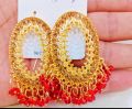 Jewellery collection Cristal manjos ear rings long lasting polish made by best quality meterial for beautyfull girls artical 57897. 