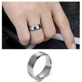 Titanium Pure Black Heavy Wait Ring For AnyOne Color Never Fade Never Rust. 