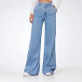 High Waist Wide Leg Fashion Denim Jeans for Women - Stylish and Comfortable. 