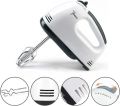 7-Speed Electric Hand Mixer Machine with Egg Beater & Whisk, Handheld Cake Mixer for Cream, Eggs, Batter, Baking & Kitchen Mixing. 