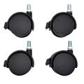 wheel casters for chairs, trolleys, and furniture with brake. 