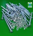 DreamsMart Pack of 10pcs 4.5mm x 75mm OR 3/16 inch width, 3 inch Length, M4.5 Screw with Nuts Machine Metal Screws Solid Zinc Galvanized. 