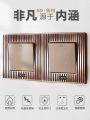 German-Japanese 86-type European-style switch panel five-hole socket wall two or three plugs 4D striped retro new Chinese style. 