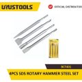 UYUSTOOLS BCT401 4PCS SDS ROTARY HAMMER STEEL SET. 