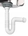 WASH BASIN DRAIN PIPE WITH WASTE (WASTE PIPE). 