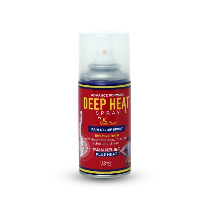 Ocean Shades Deep Heats Fast Pain Relief Spray 150 ml