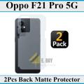 Oppo F21 Pro 5G Matte Carbon Fiber Back Skin Sheet 2 Pcs. 