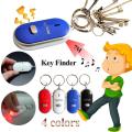 Smart Key Finder with Whistle Sensors smart key chain key locator with Whistle detector Smart Pet finder key chain with LED Flashing and Beeping sound Anti-Lost smart Keychain with LED Torch SOS Emergency Alarm with LED Light for Wallet, keys, bag, Pet.. 