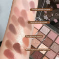 20 Colors Eyeshadow Palette Pearly Matte Rose Pink Color Eyeshadow Shiny Smokey Earth Color Eye Shadow Lasting Eye Makeup. 