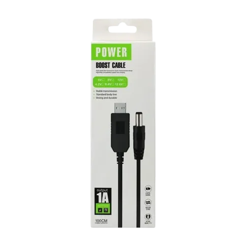 5V to 12V Router Power Cable – Multi-Volt Boost Converter cabile | Daraz.pk