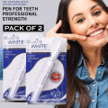 Pack of 2 Dazzling White Professional Strength Teeth Whitening Pens | Hygienic & Easy to Use. 