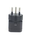 Universal Black Copper 10A 250V EU US UK AU japan swiss germany france to Egypt Pakistan adapter plug Type H. 