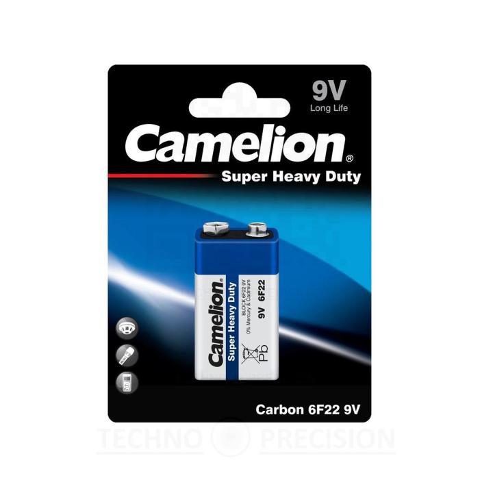 CAMELION 9V SUPER HEAVY DUTY BATTERY 6F22 9V 1 Piece