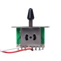 Guitar Pre-Wired Harness, 3 Way Blade Toggle Switch 1V1T 500K for Electric Guitar & Active Guitar Bass Pickup 9V Battery Case Box. 