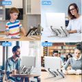 New Laptop Stand - Adjustable Portable Laptop Stand For Desk - Foldable Plastic Non-slip Stand For Laptop And Tablet. 