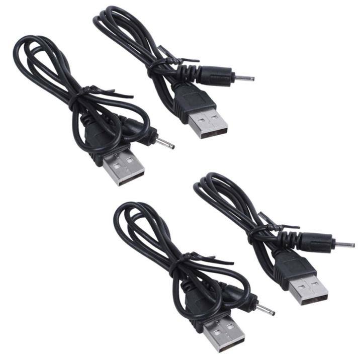 4X USB Cable 2.0 mm DC Charger for Nokia 6280 E65 N73 N80 N95 50cm