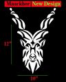 Markhor, Maarkhor, Markhore Bumper Sticker "(New Design)" Size - 12" x 10" inch Large Decal for "Car Back Mirror" | Premium Quality. 