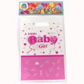 A LITTLE BABY GIRL GOODY BAGS - PACK OF 10 GOODY BAGS - BABY GIRL THEME GOODY BAGS. 