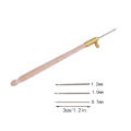 3 Needles Punch Pen Embroidery Punch Needle 3 Needles Punch Pen Embroidery Cross Stitch Craft Kit French Crochet Sewing Knitting Moulds For Candles. 
