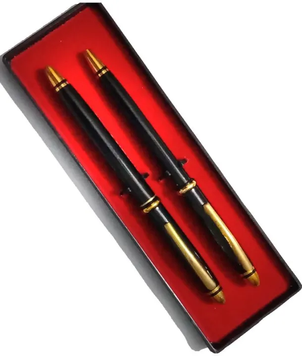 KS5%20Gift%20Pen%20Set%20of%202pcs%20%7BFountain%20/%20Ink%20Pen%20and%20Ball%20Pen%7D%20-%20Black%20&%20Golden%20-%20Image%204