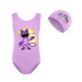 Stuffed Anime Smiling Critters Swimwear Kids Beach Wear One Piece Sleeveless Swimming Toddler Baby Girls Cartoon Swimsuit Bathing Suits. 
