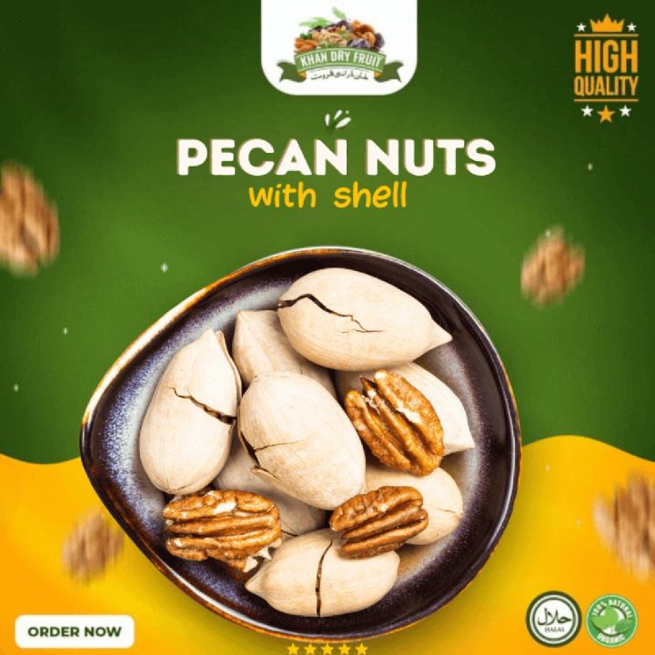 Pecan Nuts With Shell 500GM Pack