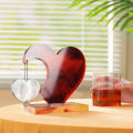 Silicone Epoxy Casting Moulds Picture Frame Epoxy Resin Silicone Mould Picture Frame Mould Heart-Shaped Picture Frame for Casting, for Decor Souvenir Gifts. 