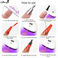 Monja Nail Art Liner Polish 8ml Glitter Glitter Silver Gold Nail Art Painting Manicure Tools DIY Drawing Nail Gel for Line UV LED Required. 