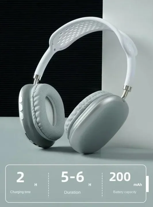 P9 Wireless Bluetooth Headphones With Mic Noise Cancelling Headsets Stereo Sound Earphones Sports Gaming Headphone Supports Noise Cancellation