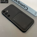 Phone case Samsung Galaxy A55 Soft Card Holder Slot Silicone Wallet Back cover Samsung Galaxy A55 case. 