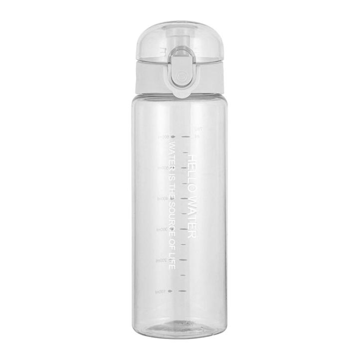 780ml Summer Transparent Water Bottle for Drinking Leak-proof Anti-Drop One-button Unlocking For Kitchen Tools