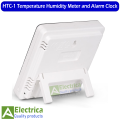 HTC-1 HTC-2 HTC-2A LCD Electronic Digital Temperature Humidity Meter Home Thermometer Hygrometer Indoor Outdoor Weather Station Clock by electrica (battery included). 
