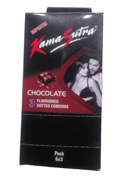 IMPORTED KAMA SUTRA CHOCOLATE CONDOM PACK OF 18
