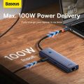 BASEUS ULTRAJOY SERIES 6-PORT HUB DOCKING STATION SPACE GREY.. 