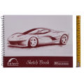 Set of Sketch Book & Sketch Pencils (20 A4 Sheets and 12 Pencils). 