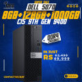Dell OptiPlex 5070 i5 9400 9th Gen DDR4 8GB RAM 128GB M.2 NVME SSD + 500GB/ 1000 HDD( HDD Optional) Windows 10 Ready Desktop Computer. 