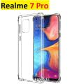 Realme_7 Pro Silicone TPU back cover , Bumper Case AirBag Shock-Proof Clear Back Pouch For 7 pro. 