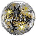 Congratulations foil balloon round shape 18inches. 