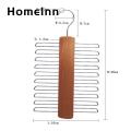 Scarf Han g Rack Wooden Multi-tier Scarf Han g Display Stand Stable Stylish Organizer for Closet Dress More Great Load Bearing Capacity Perfect for Tie Hanger for Closet Door. 