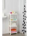 IKEA 3 Layer Shelf Unit, Black | White. 