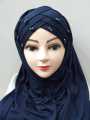Cotton Turkish Ready To Wear Hijab with Pearl for girls | Hijab for womens | hijab for girls stylish | Soft & Comfortable Fabric-Multicolors-Adjustable Size | Scarf for girls | Scarf for womens. 