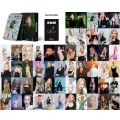 55pcs/box Kpop Idol BLACKPINK Laser Photocards Album Hologram Lomo Cards Flash Gradient Postcards BLINK Gift. 